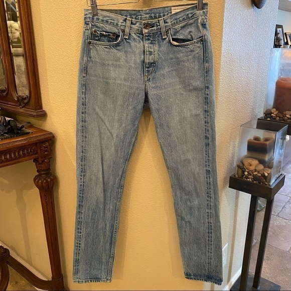 RAG & BONE Women Light Blue Buttoned Fly Jeans Size 26 - Picture 1 of 9